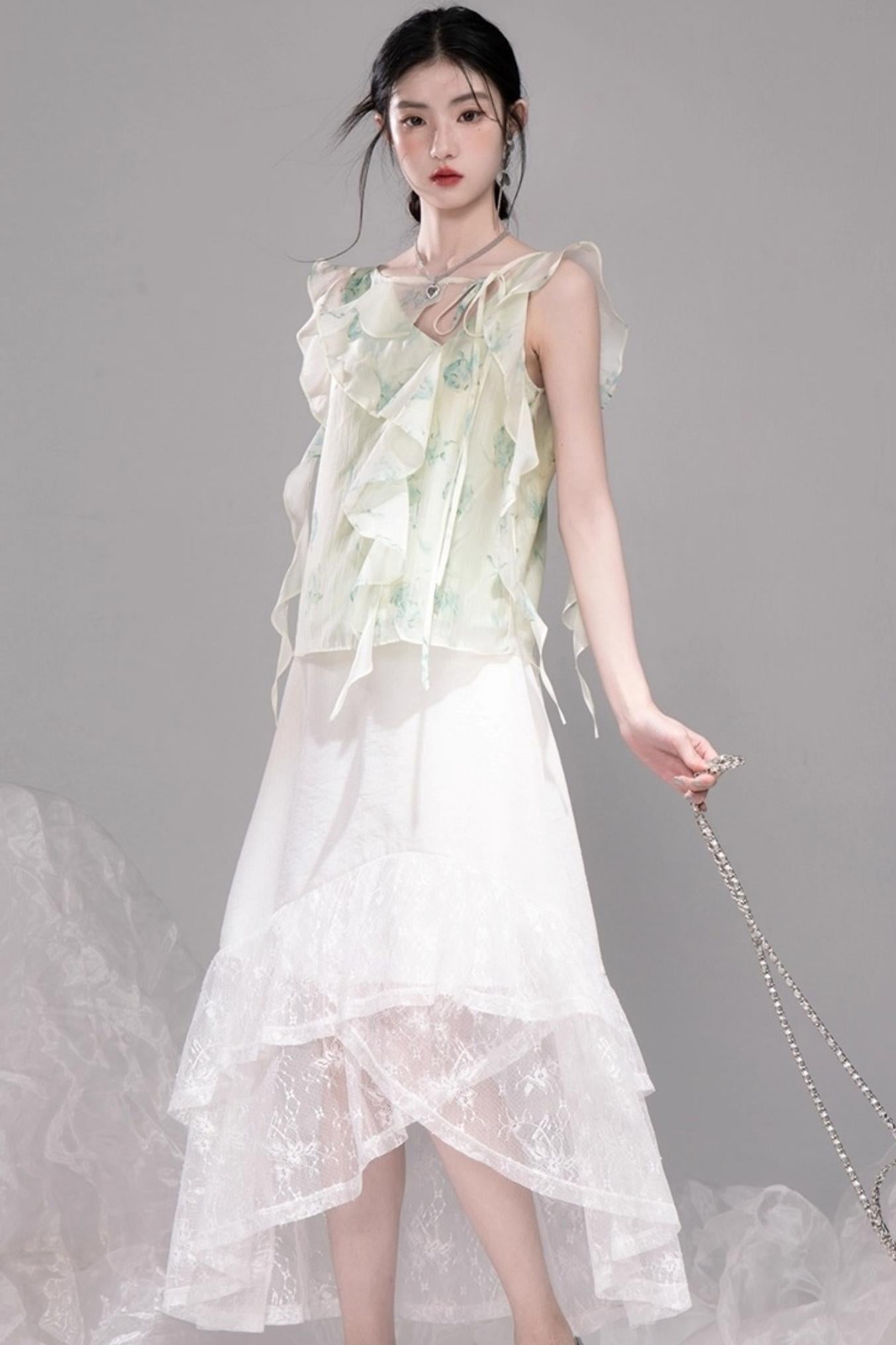 Fluttering Chiffon Shirt