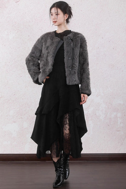 Layered Lace Spliced Sundress