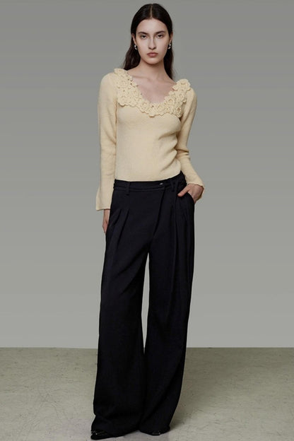 Winter Niche Wide-leg Pants