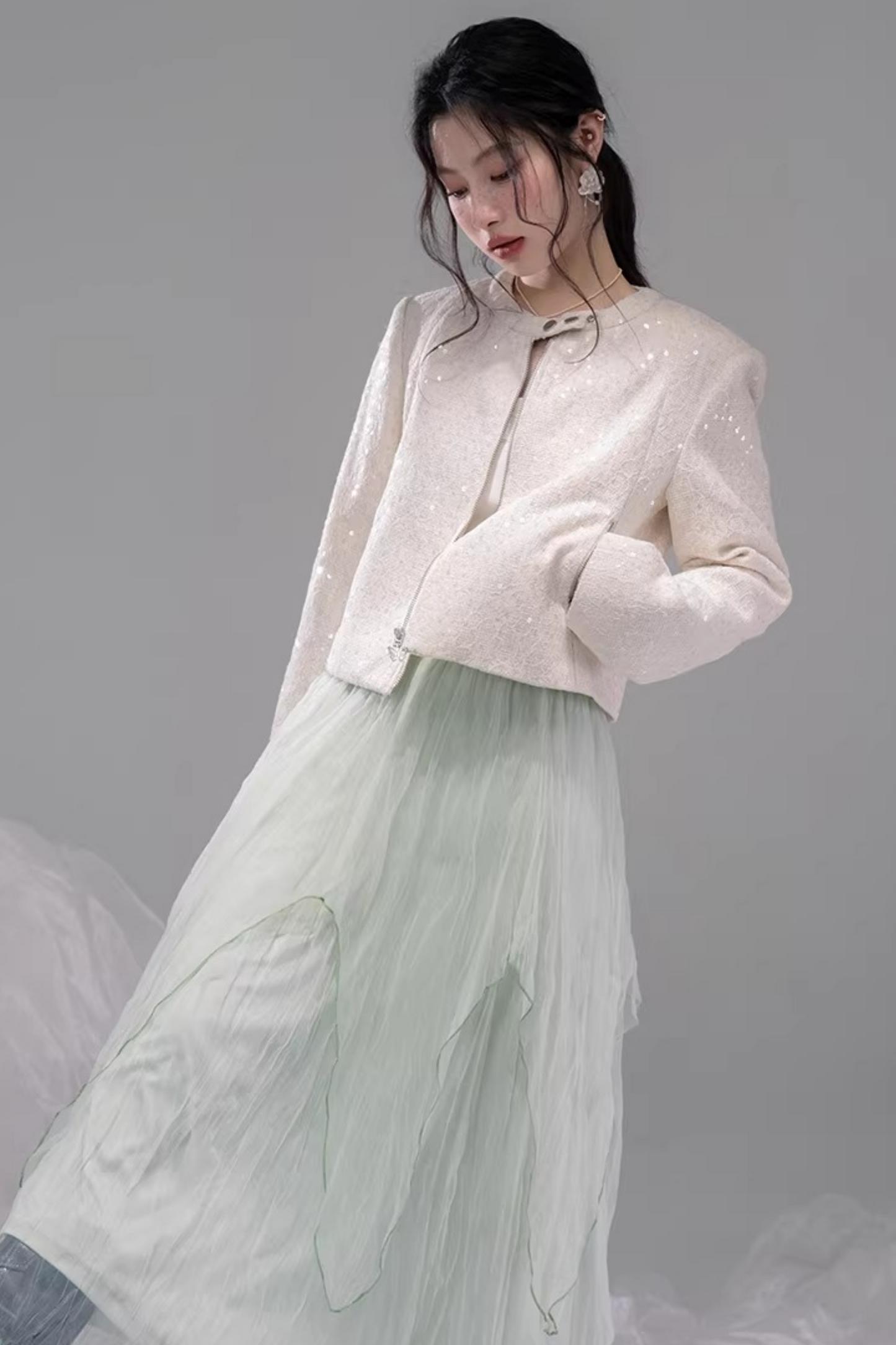 Shining Lady Spitzenjacke