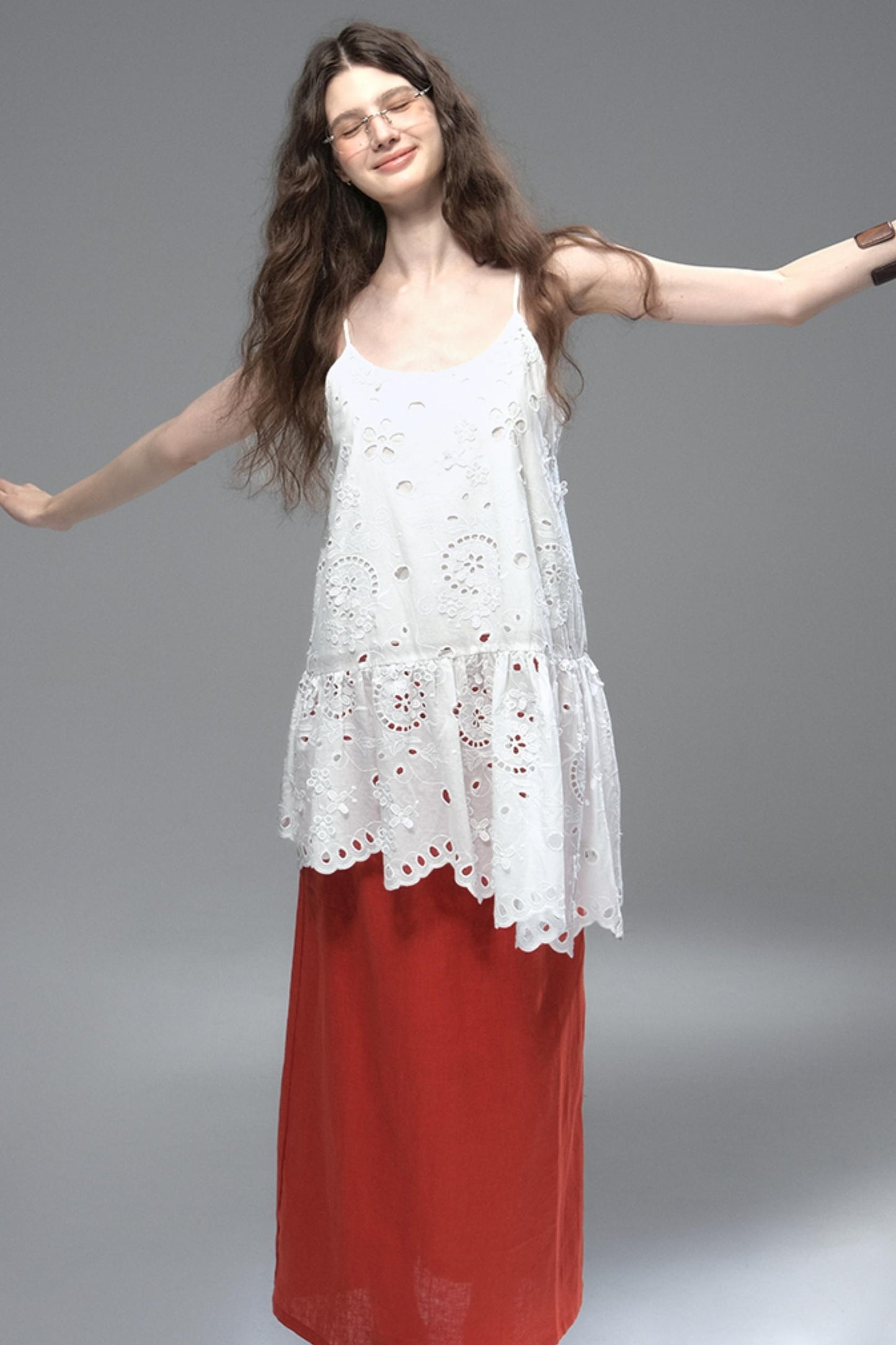 High Saturation Linen Skirt