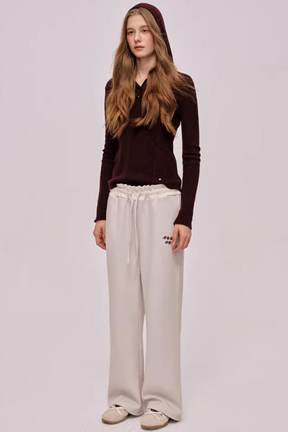 Sheep Wool Silk Hooded Sweater