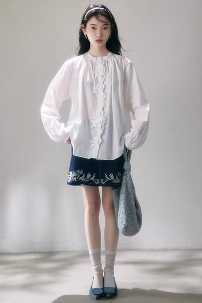 Jasmine Floral Lace Blouse