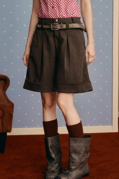 Winter Wide Leg Shorts