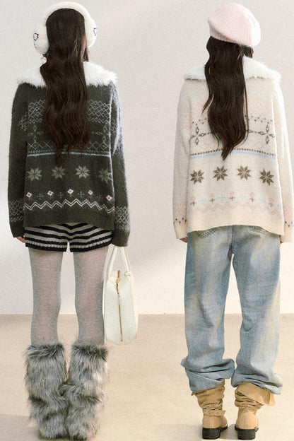 Detachable Knitted Sweater Jacket