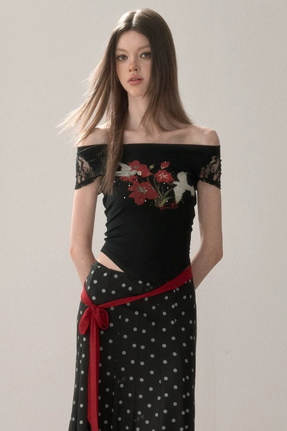 Lace Patchwork Summer Top