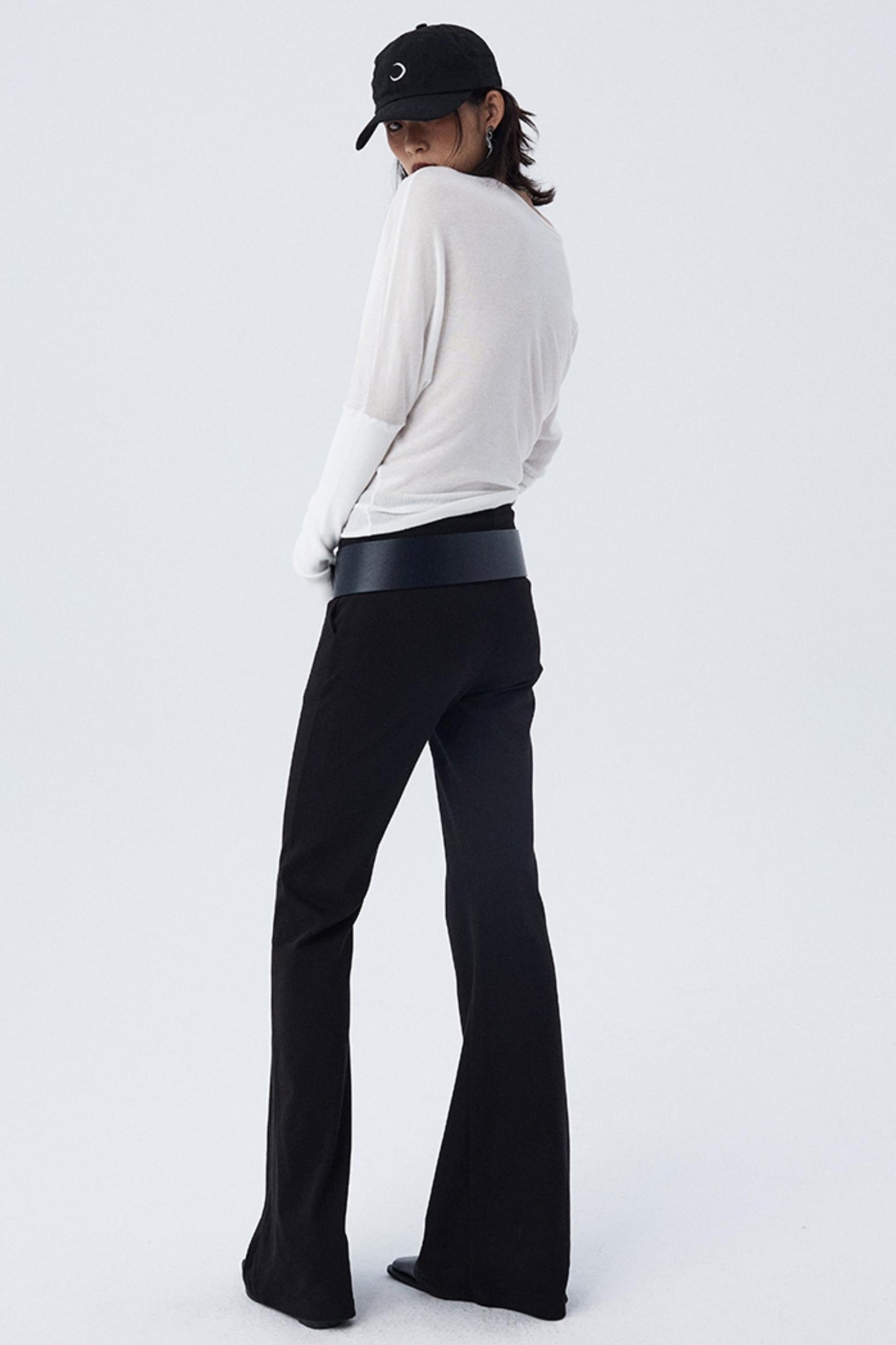 Ourhour Loose Long-Sleeved Sweatshirt