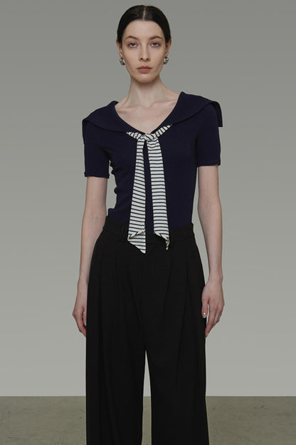 Luxe Stripe Knit Top