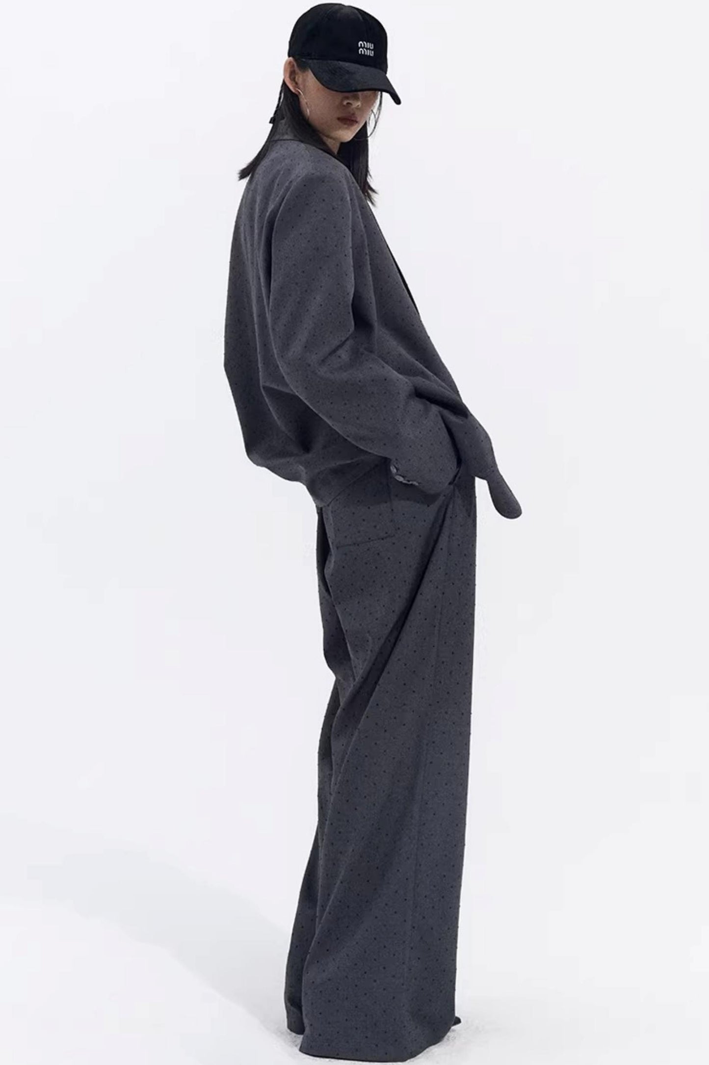 Retro Polka Dot Winter Jacket