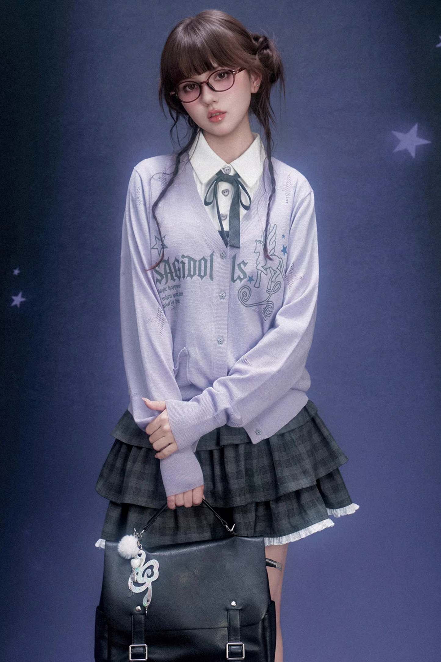 Celestial River Knit Cardigan Set-Up