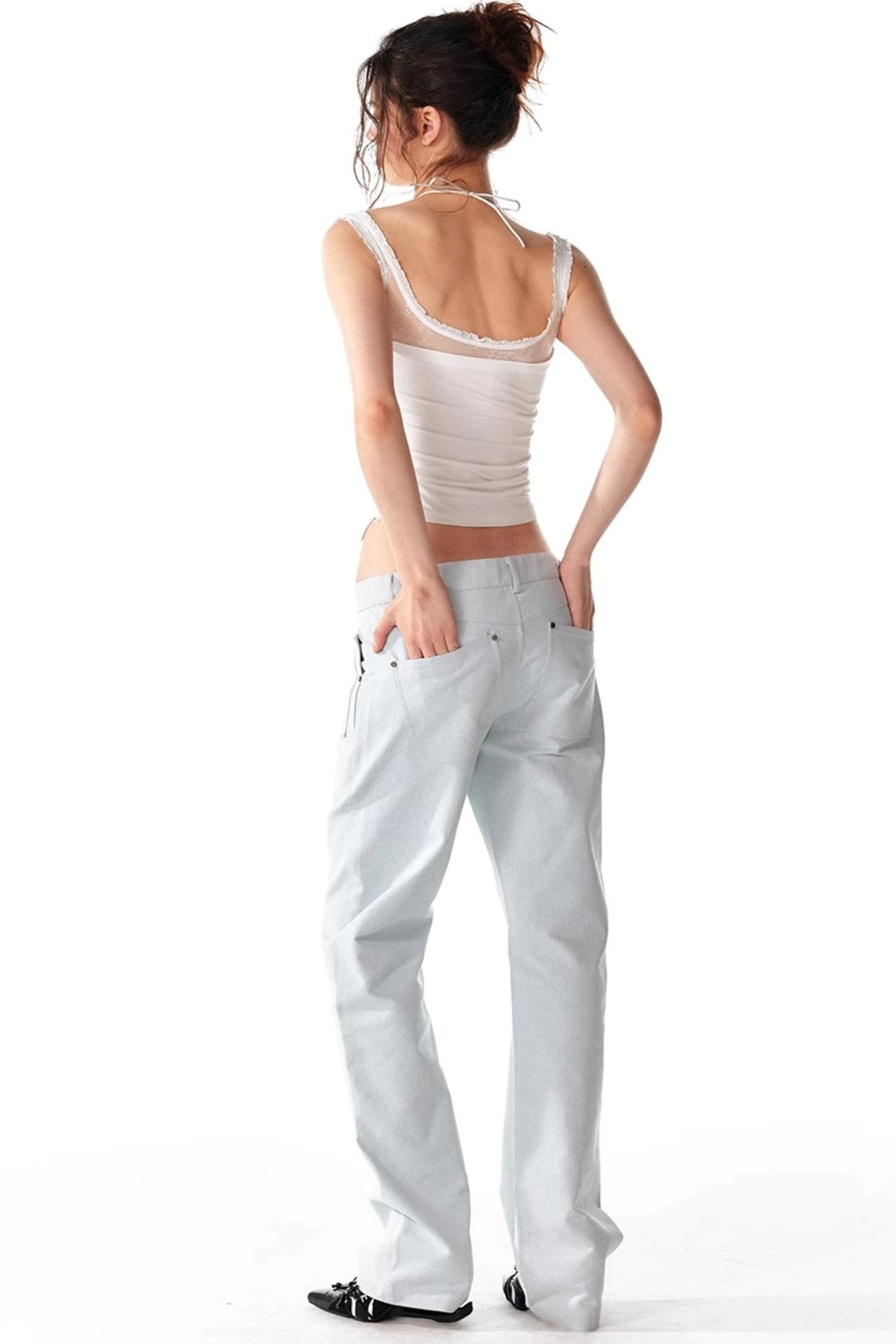 Lace-Trimmed Slim Fit Camisole