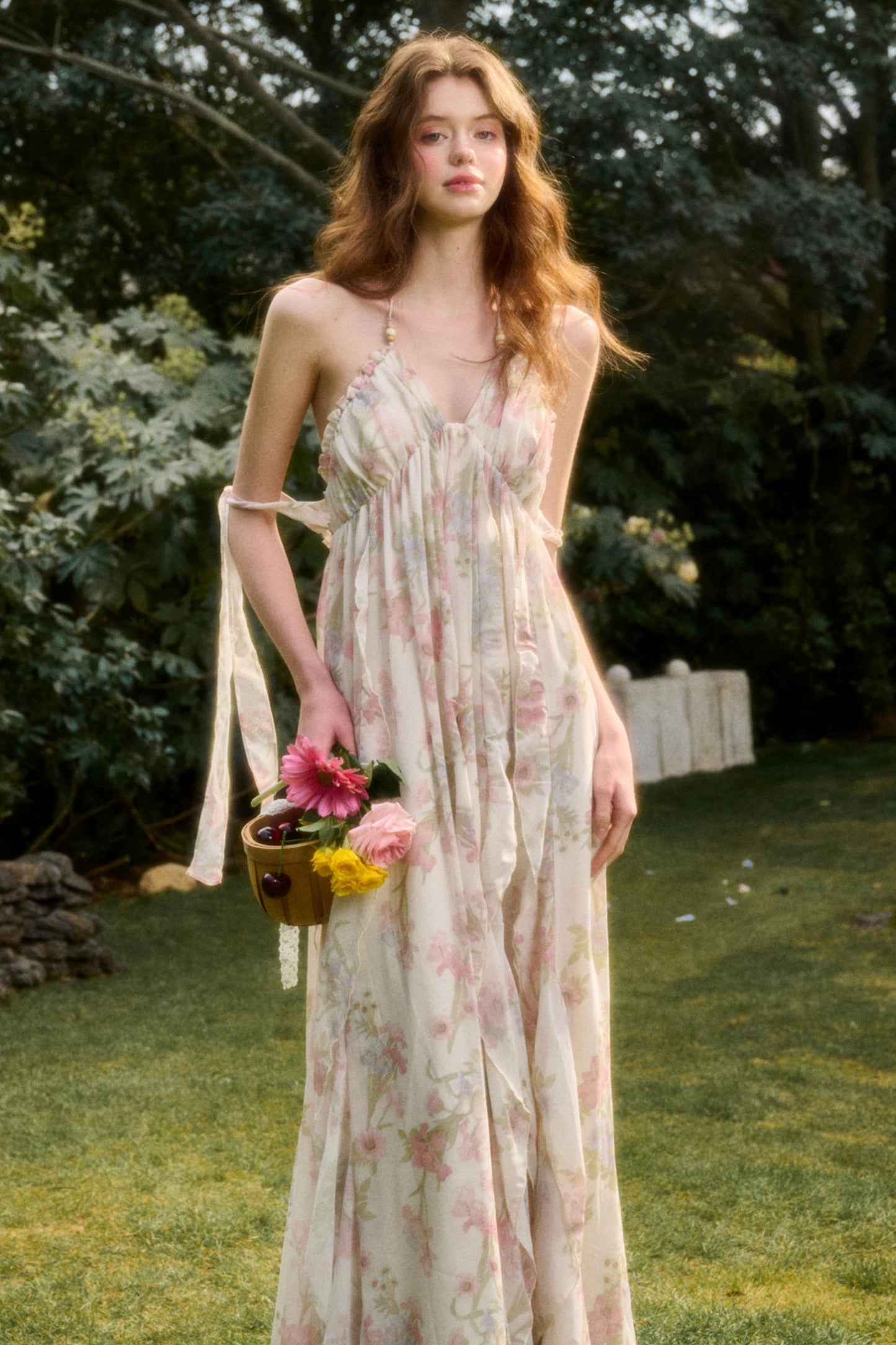 Garden Art Maxi Dress