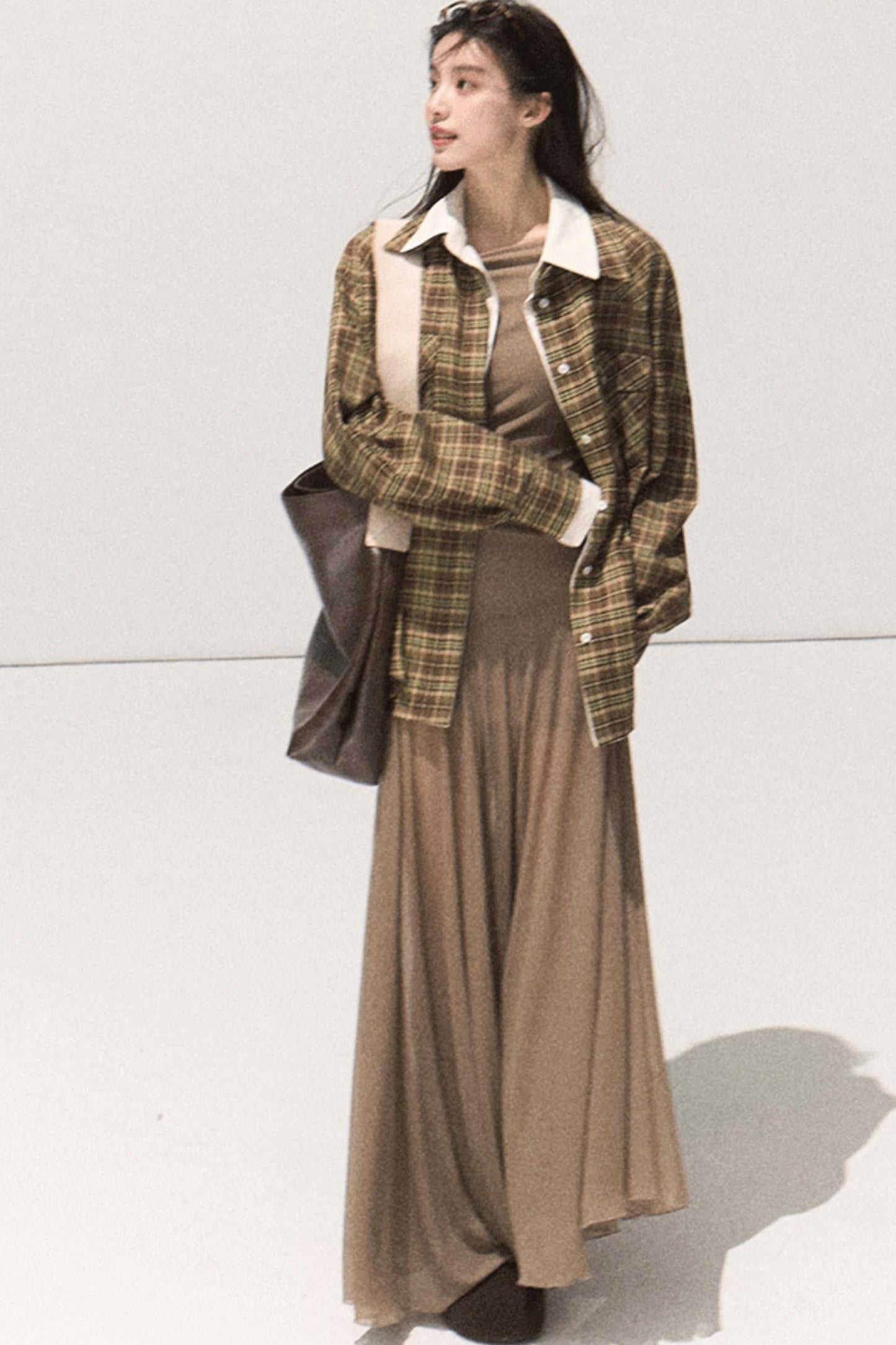 Soft Mist Shoulder Waist Dress