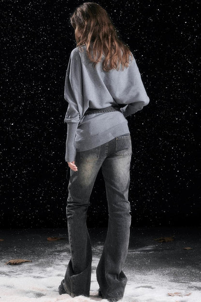 Versatile Vintage Leather Pleated Pants