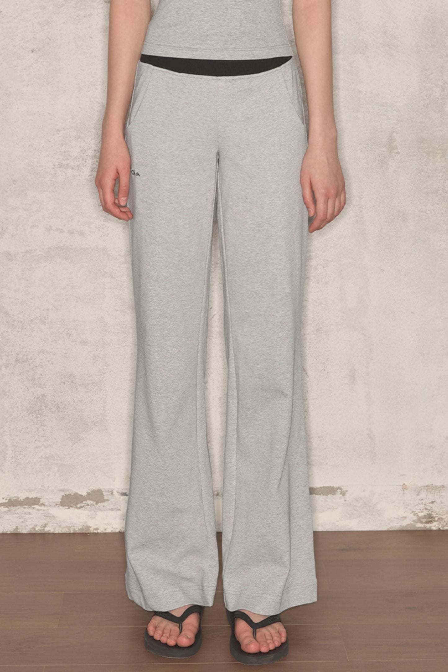 Summer Color-Block Wide-Leg Pants