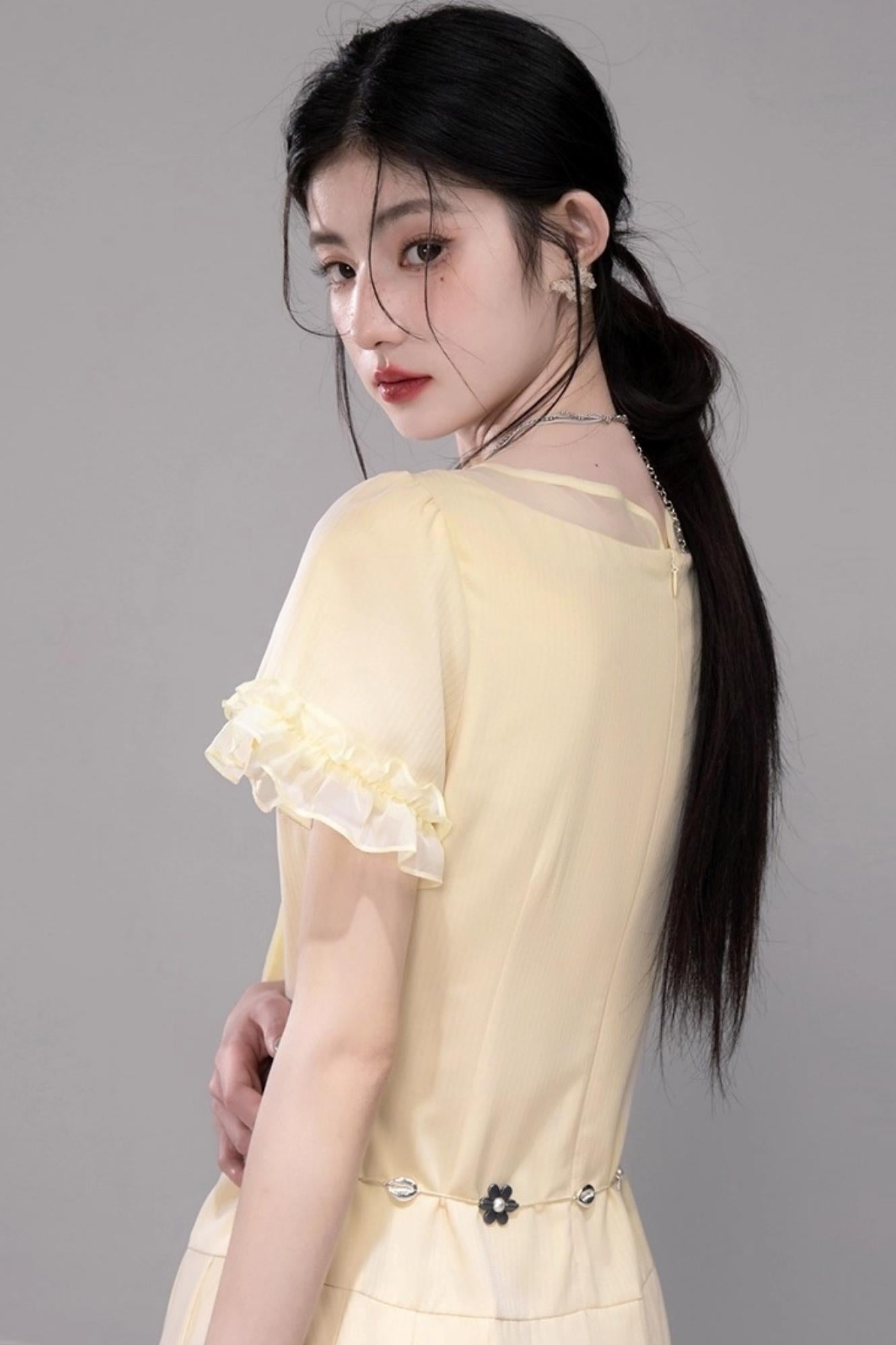 Sweet Character Patchwork Dress