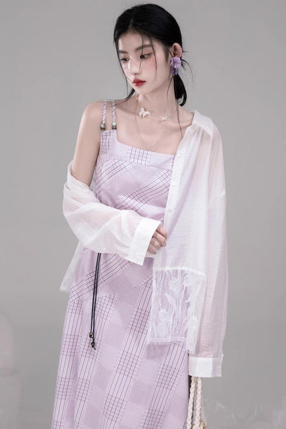 Artistic Halter Dress