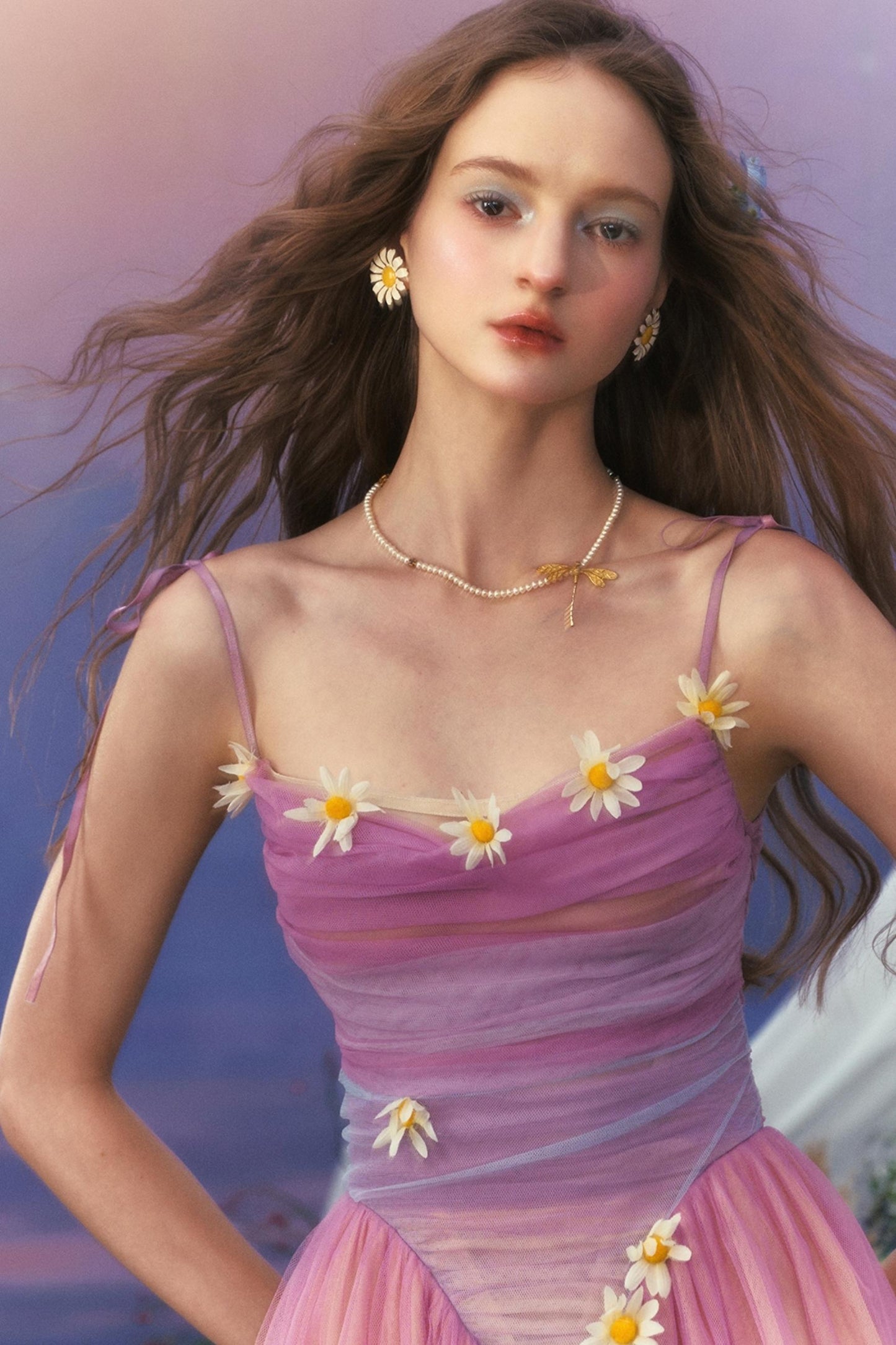 Purple Dreams Halter Dress