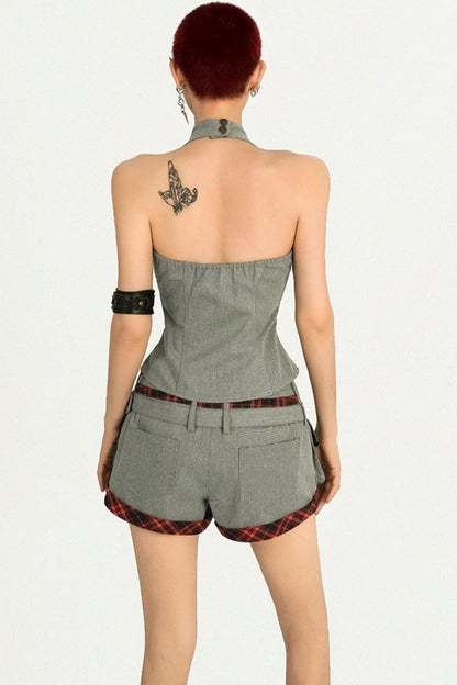 Original V-Neck Suit Shorts