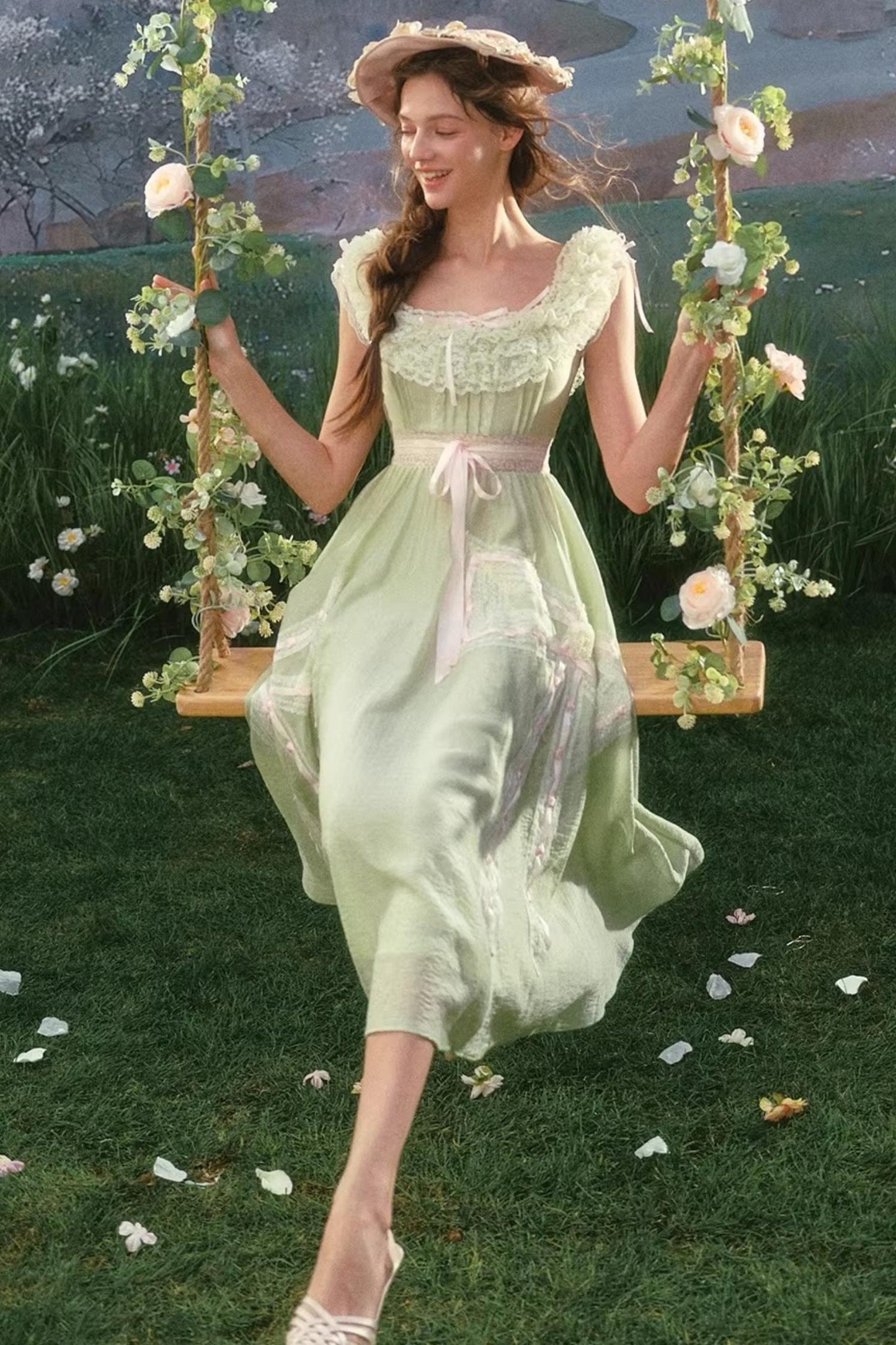 Lacemade Green Fairy Dress