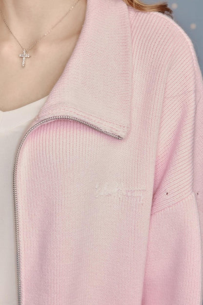 Embroidered Knitted Sweater