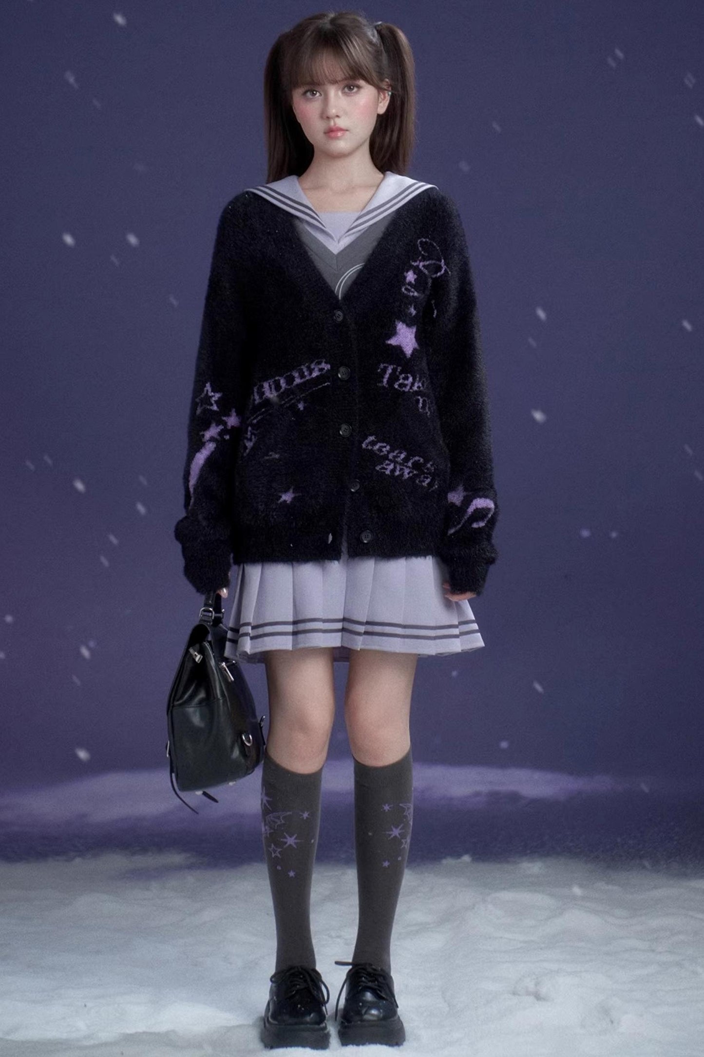 Cool Gray Graffiti Jk Socks