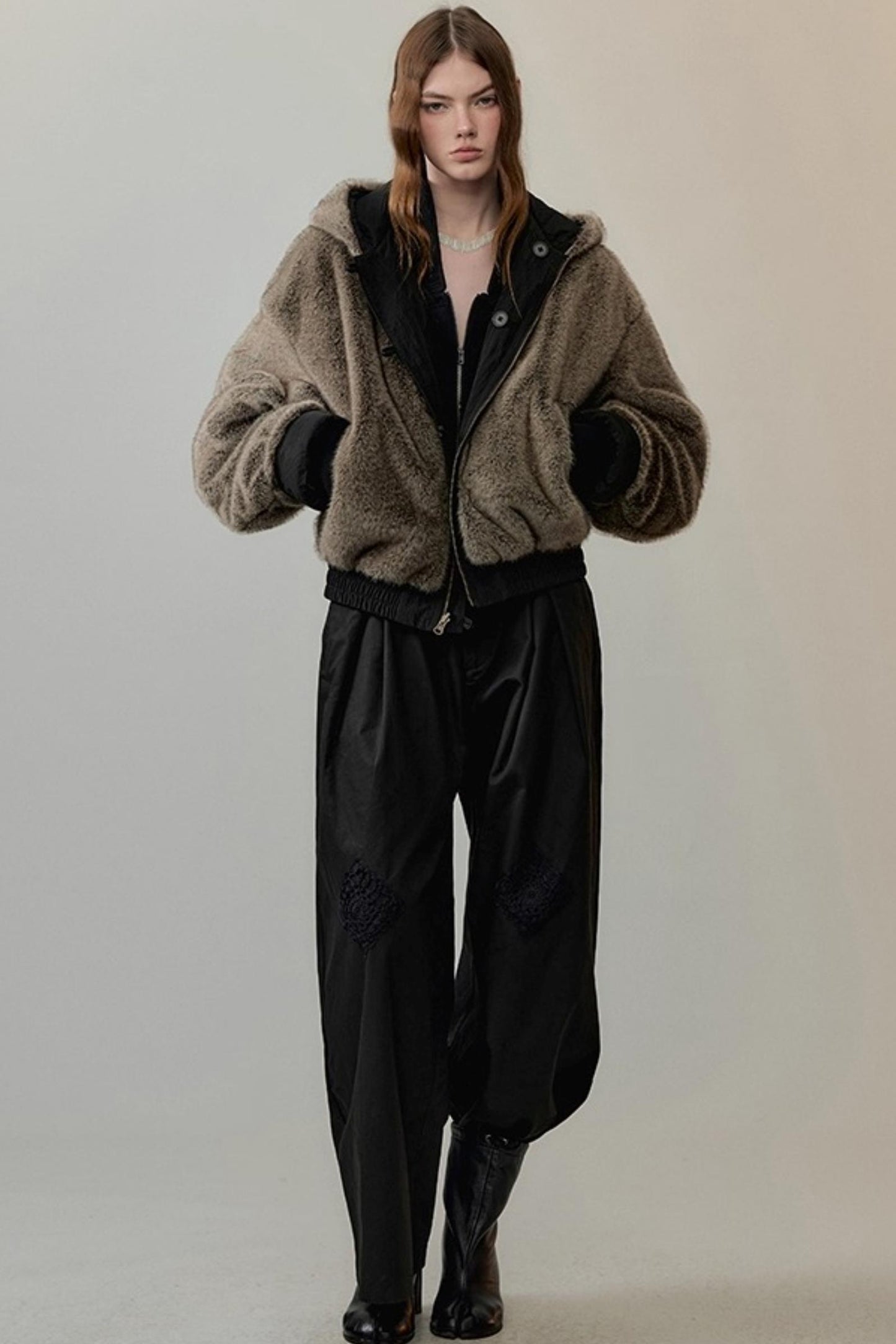 Handmade Crochet Wide-Leg Pants