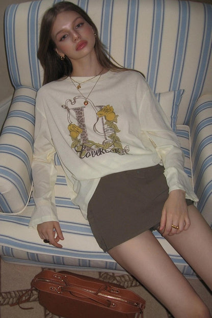 Long Sleeve Crew Neck T-Shirt