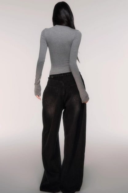 High Stretch Semi-Turtleneck Top