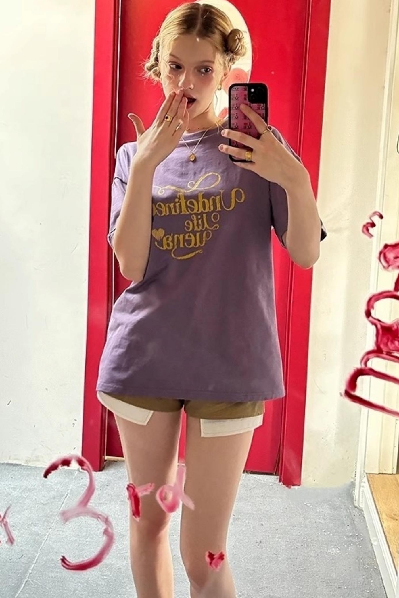 Retro A-Line Side Split Shorts