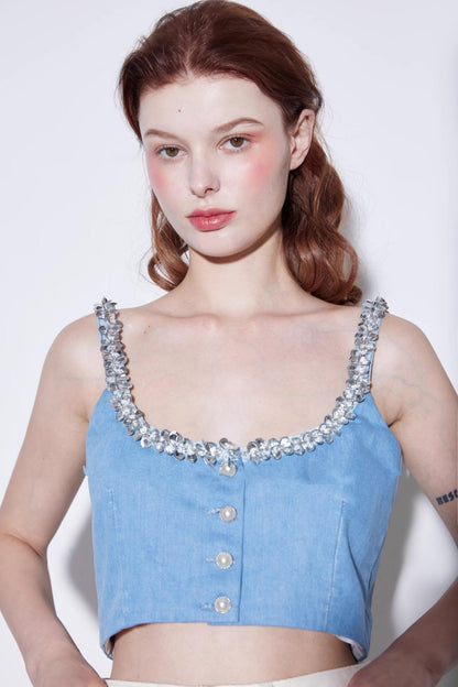 Luxury Denim Undershirt