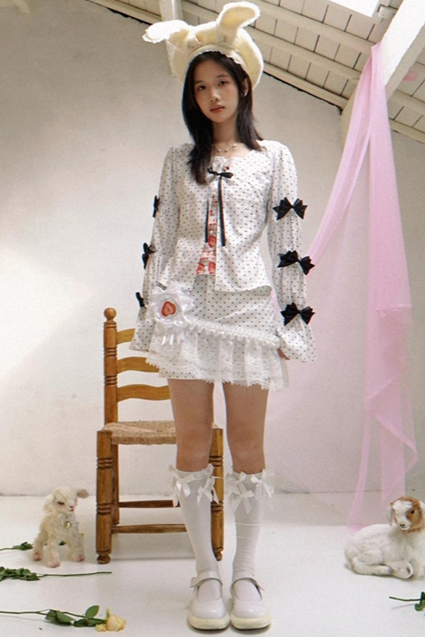 Happy Birthday Polka Dot Red Checkered Shirt