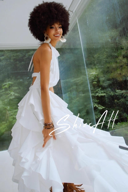 Wild Moonlight Halterneck Dress