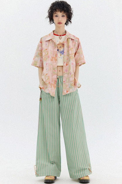 Summer Geometric Blouse