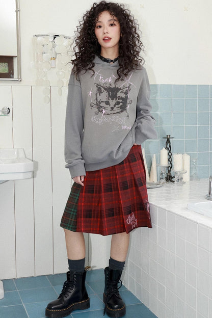 Starburst Rebel Cat Hoodie Jacket