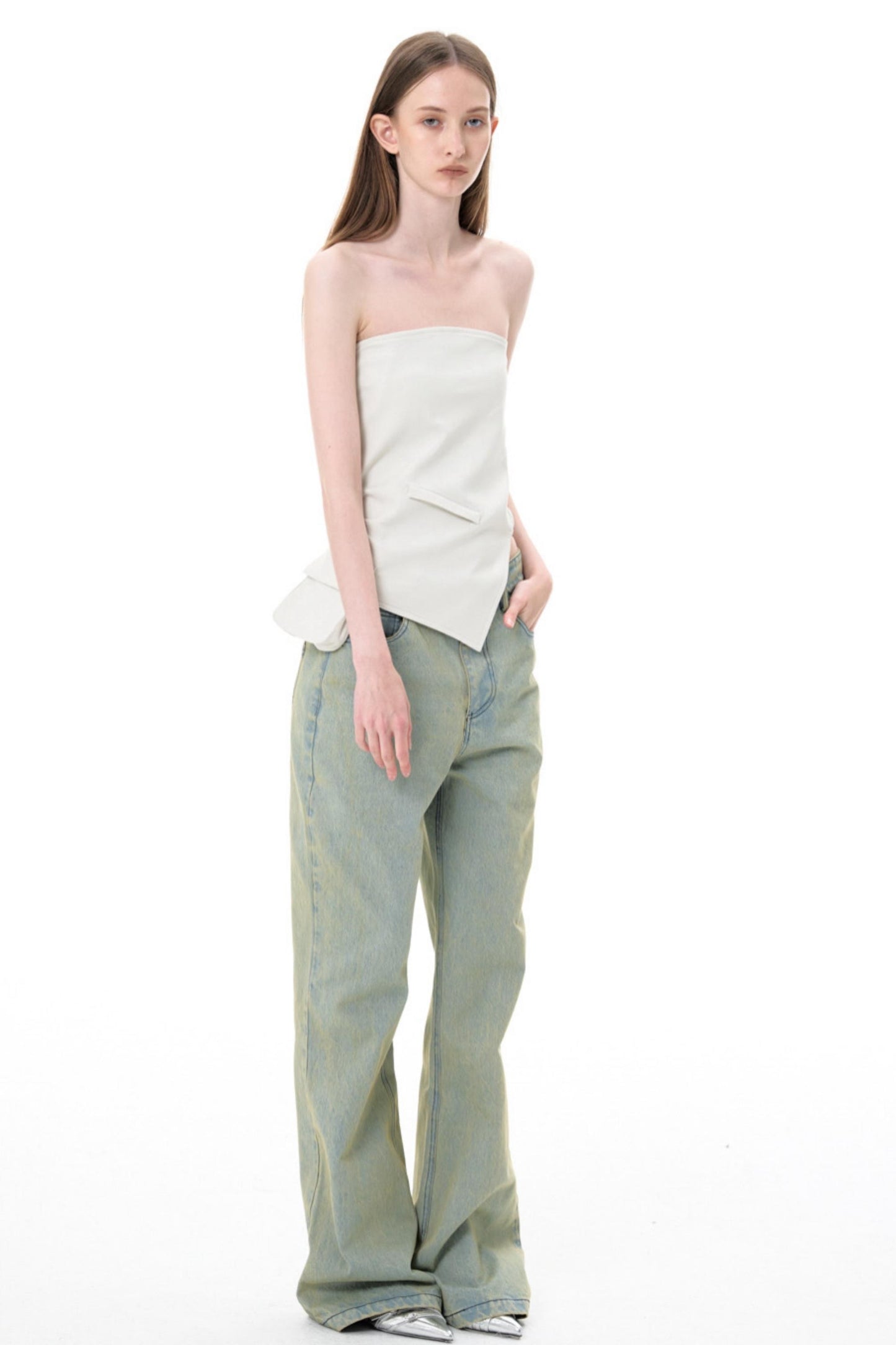 Strapless Sheath Top