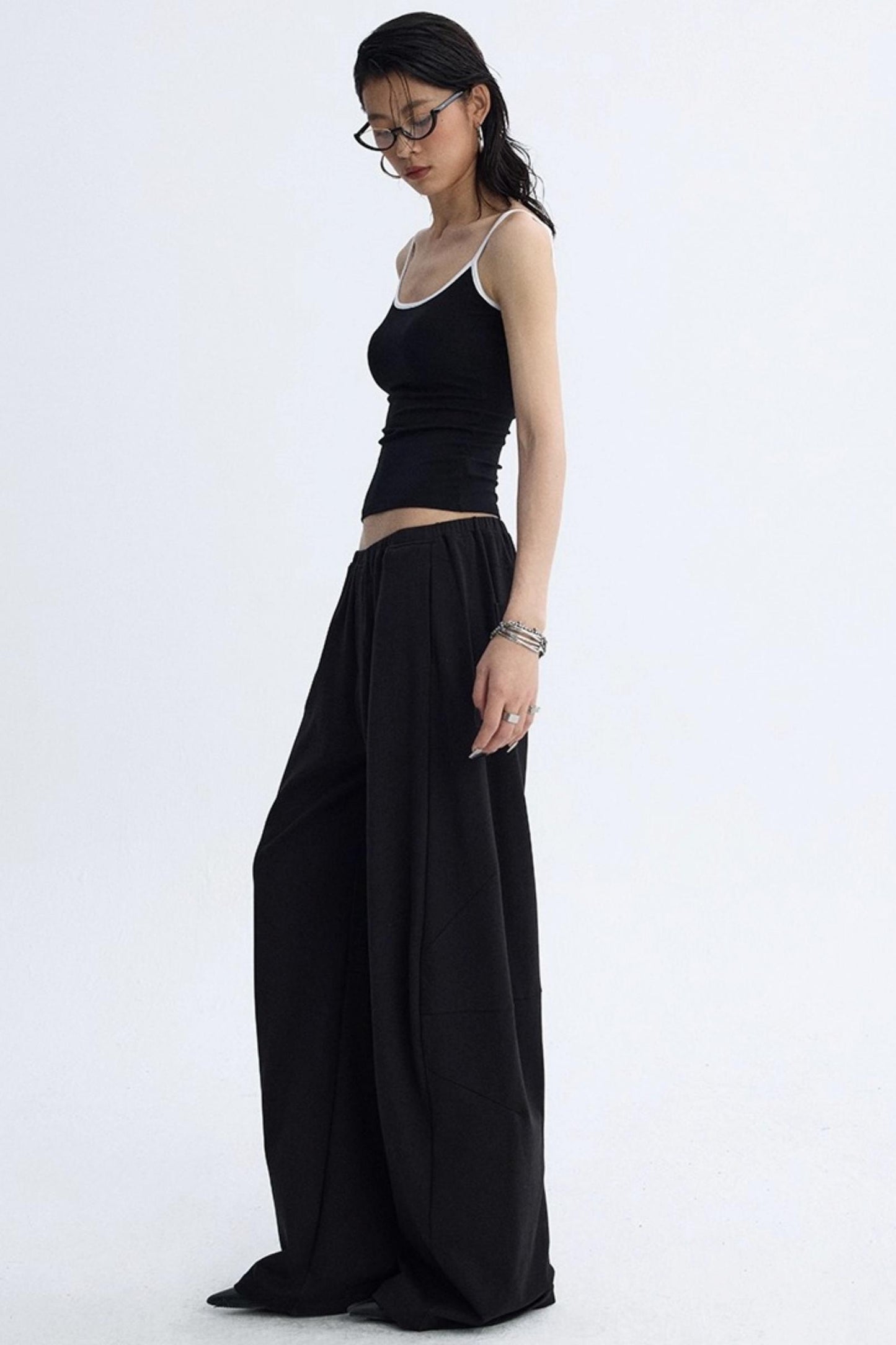 Autumn Elasticated Waist Womens Trousers