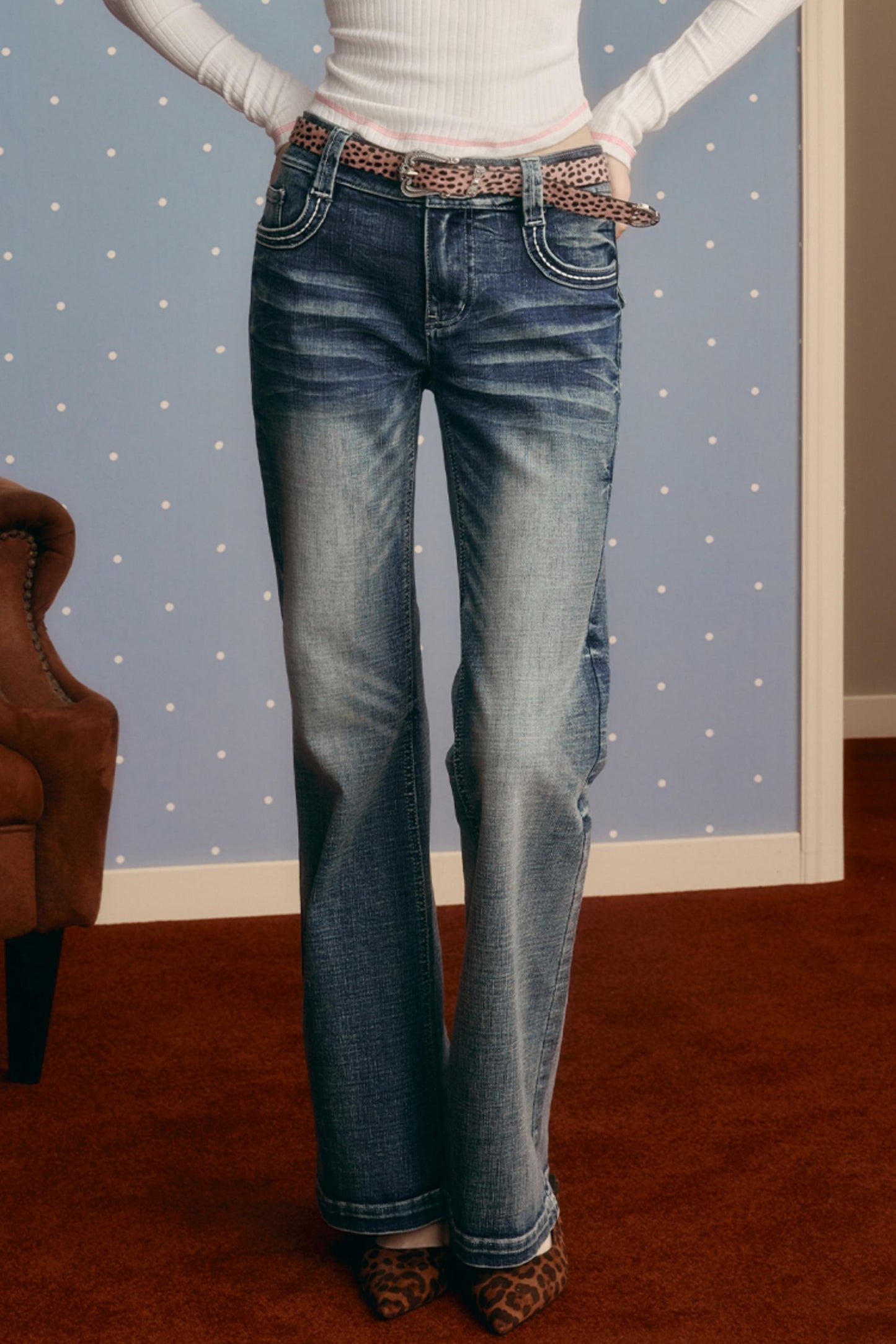 Winter Straight-Leg Jeans