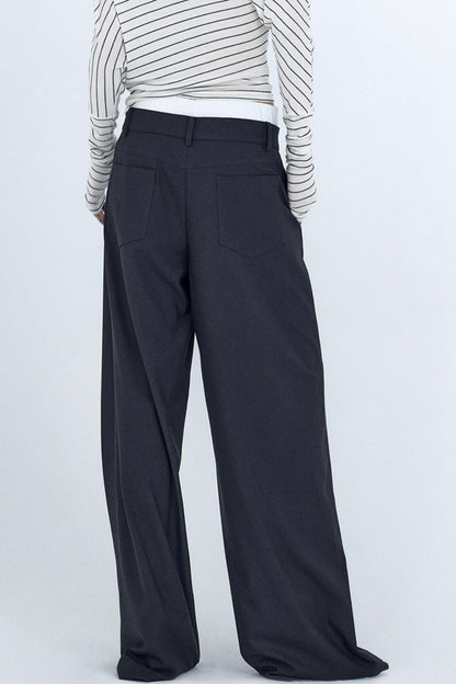 Elastic Waist Western Trousers