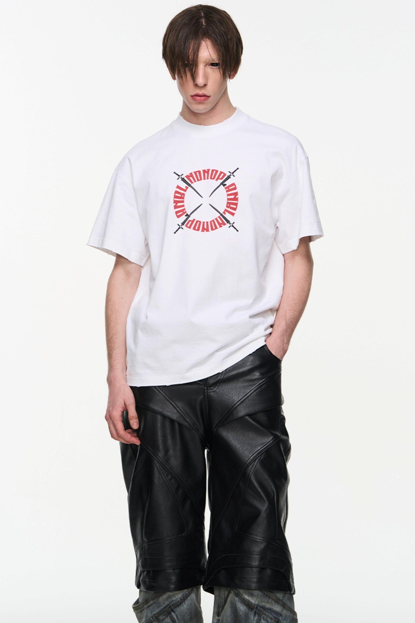 Washed Houken Loose Tee