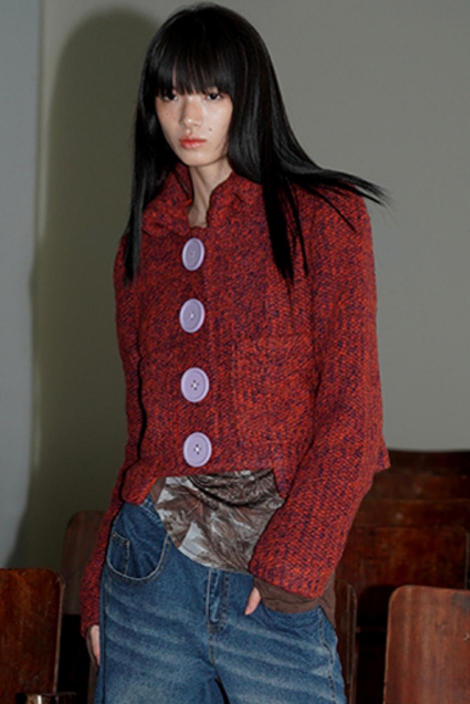 Loose Fit Thick Wool Coat