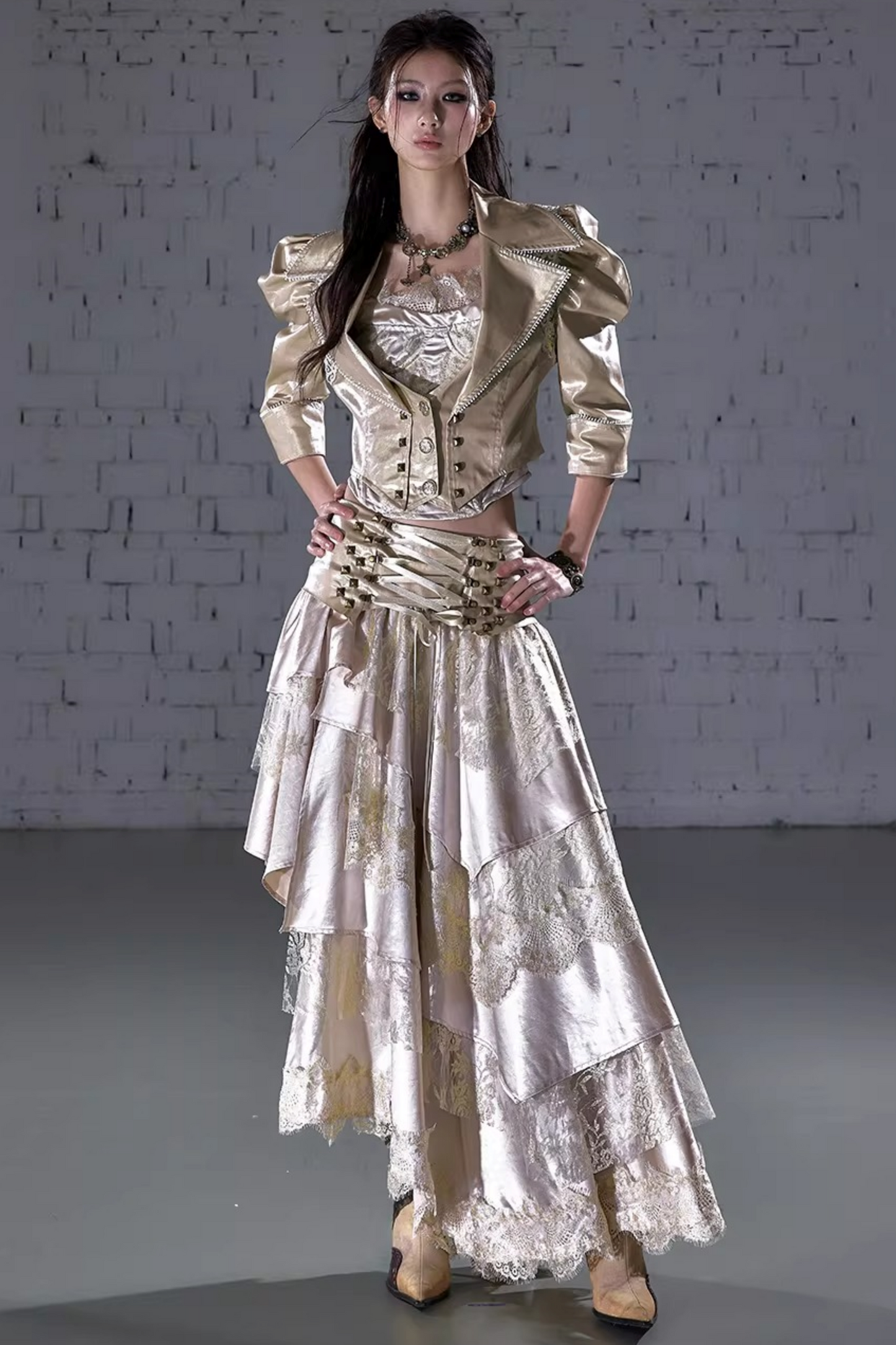 Punk Court Leather Jacket