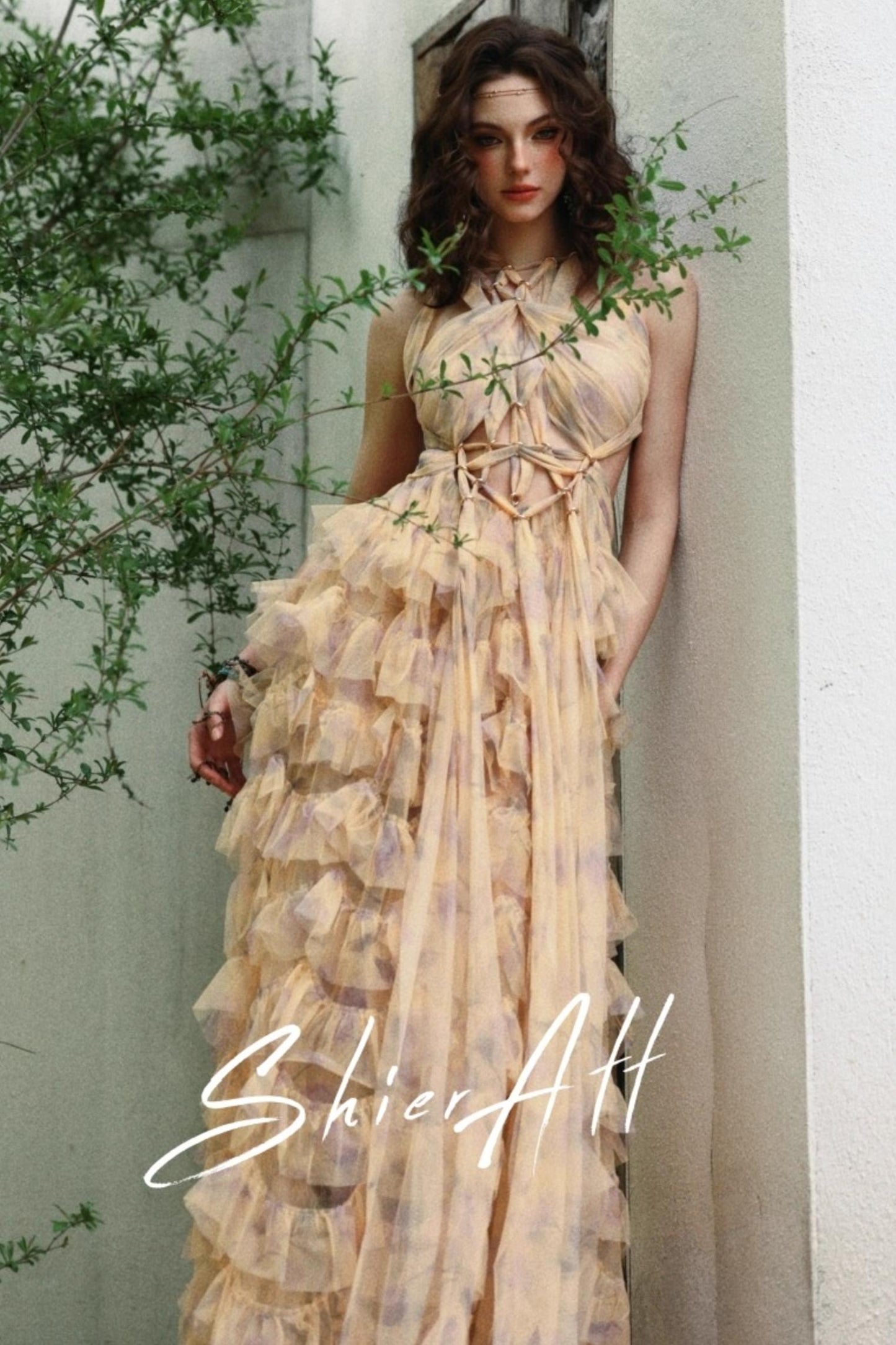 Wandering Wave Holiday Dress