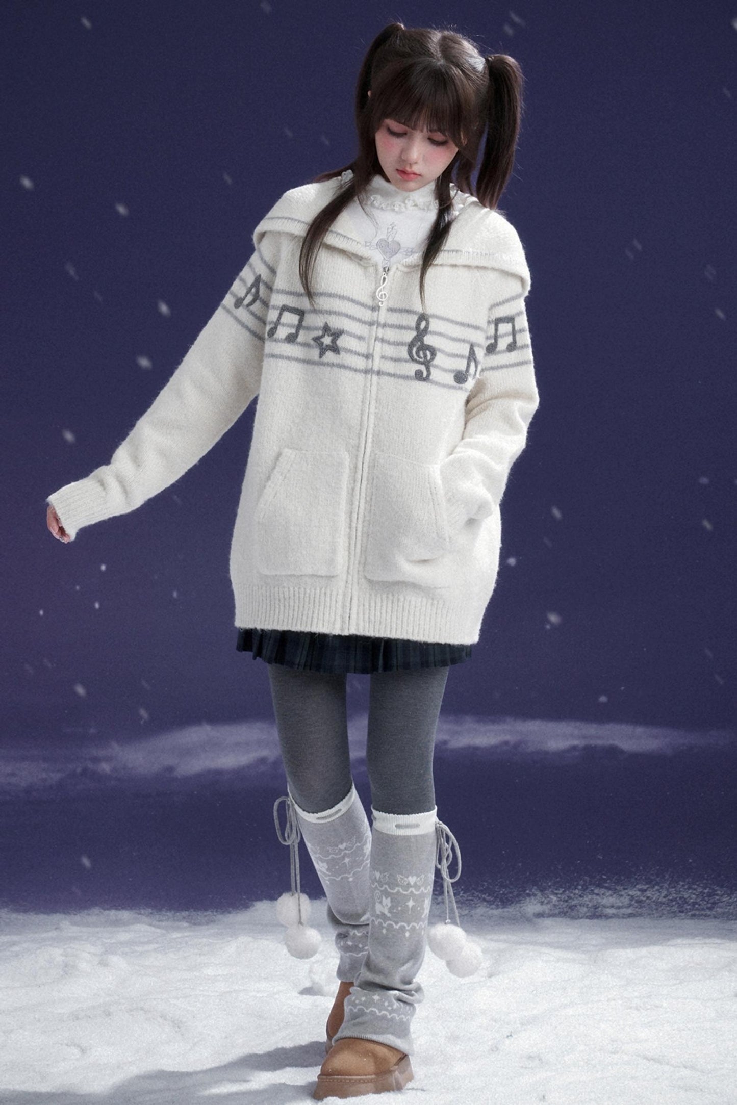 Versatile Dark Green Pleated Skirt