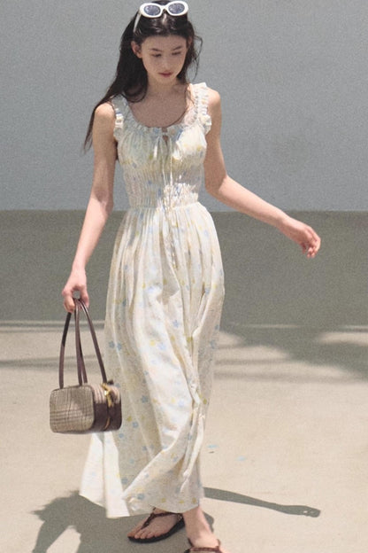 Bubbling Soda Sleeveless Slip Dress