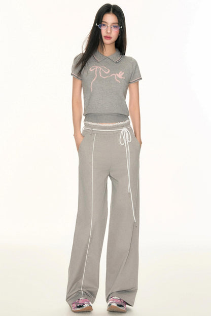 Strappy Blue Plaid Jacket Set-Up