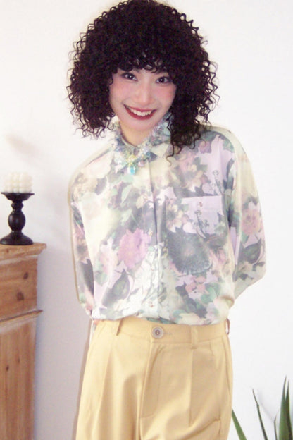 Hazy Floral Spring Shirt