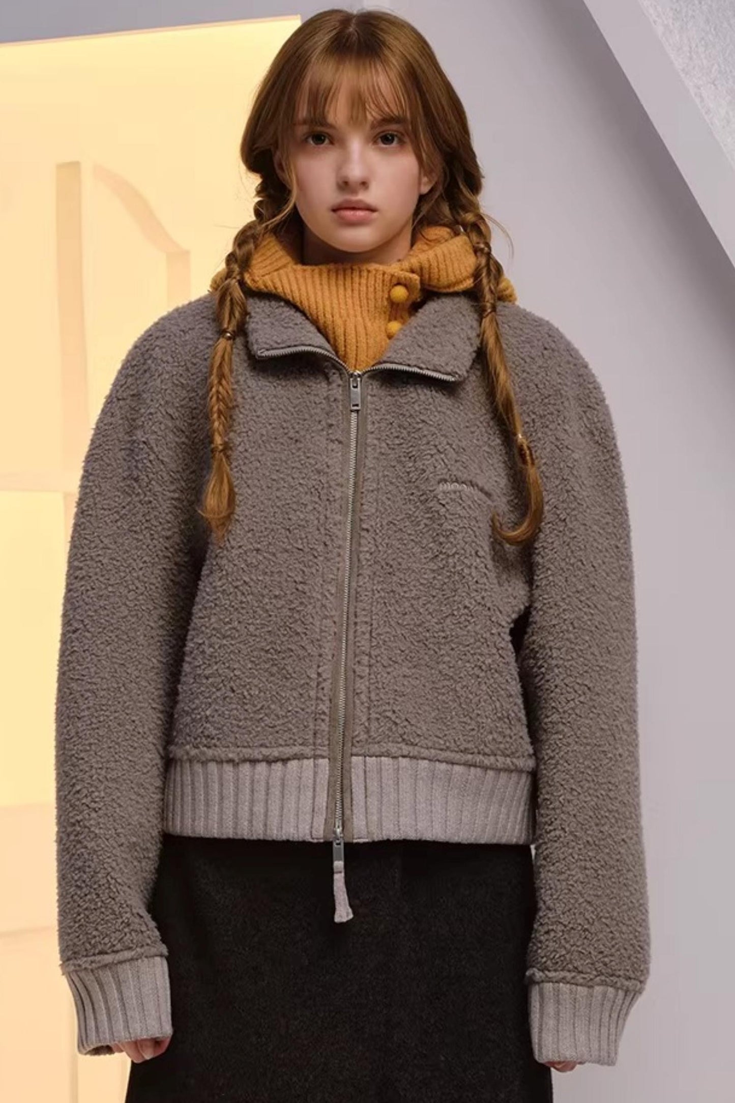 Sheep Wool Knit Balaclava