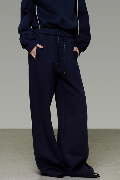 Autumn Drape Slimming Wide-Leg Pants