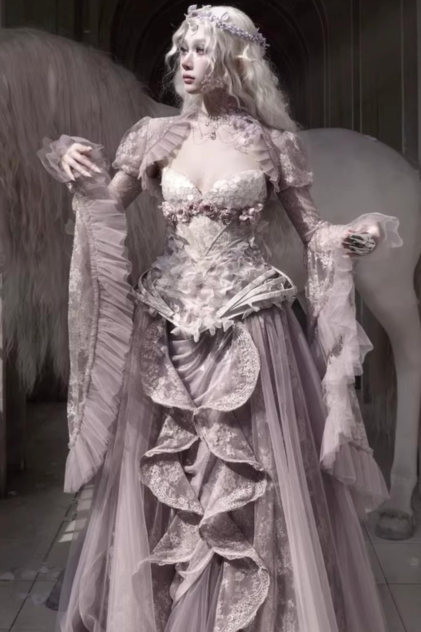Lace Moonlight Beast Top